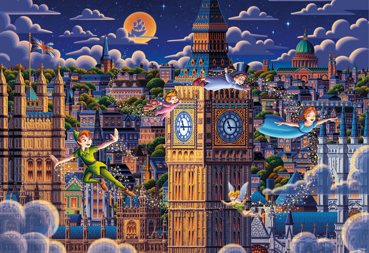 CEACO Peter Pan puzzle poster included to help with assembly.