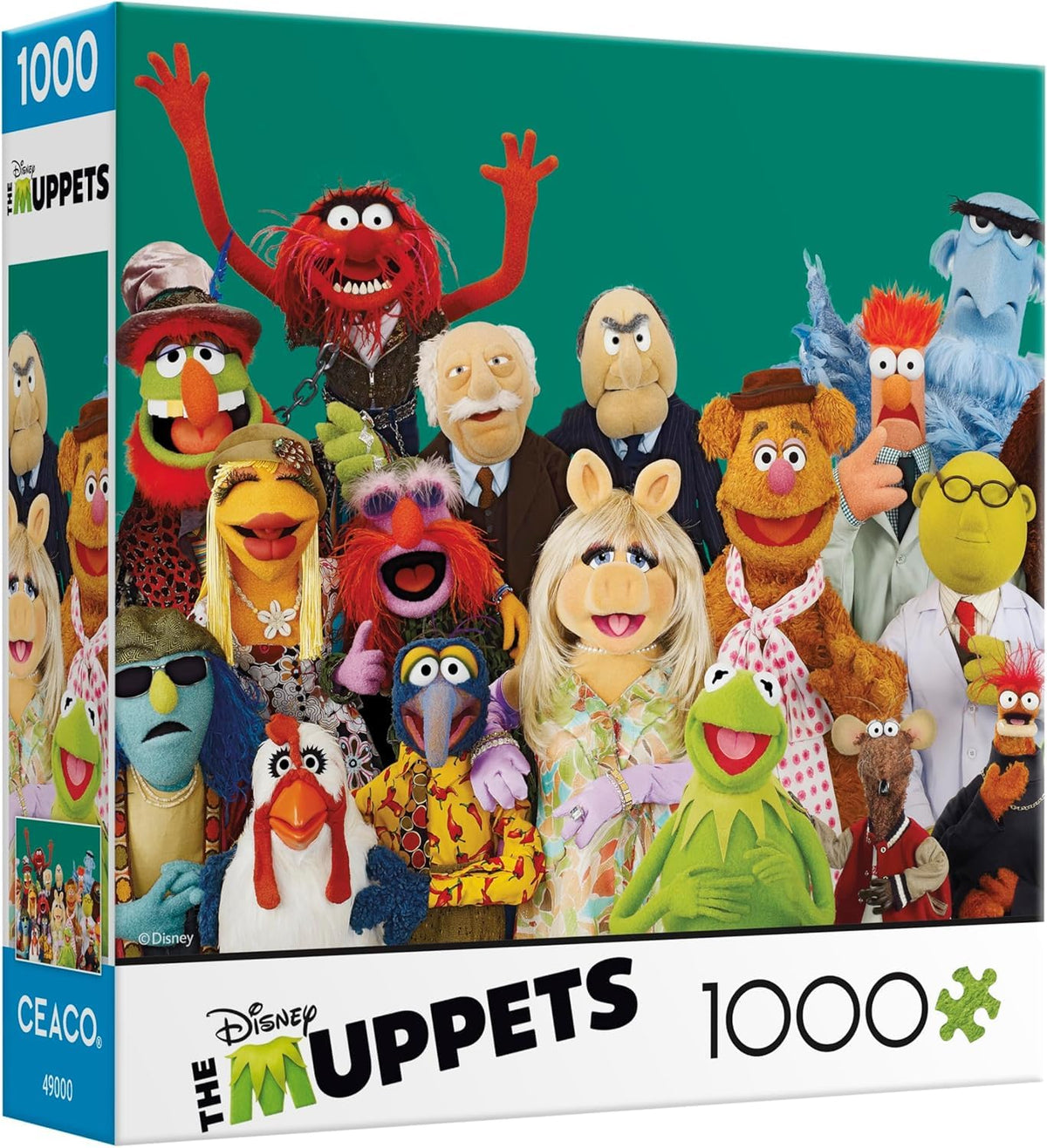 Ceaco Disney Muppets character illustration featuring iconic Muppets for nostalgic appeal