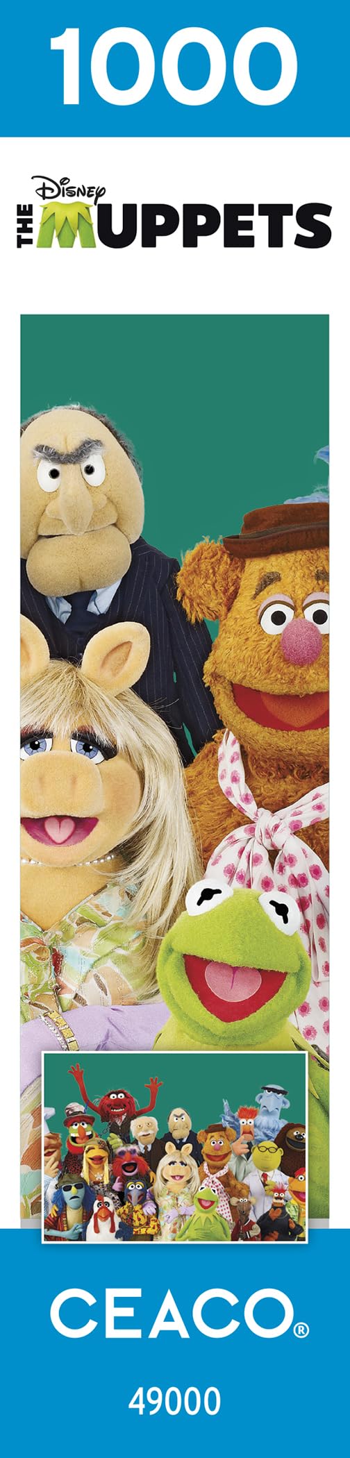 Ceaco Disney Muppets vivid artwork supports shared moments during game night