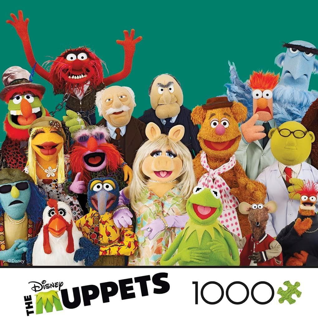 Ceaco Disney Muppets pieces close-up highlighting vibrant colors and precise interlocks