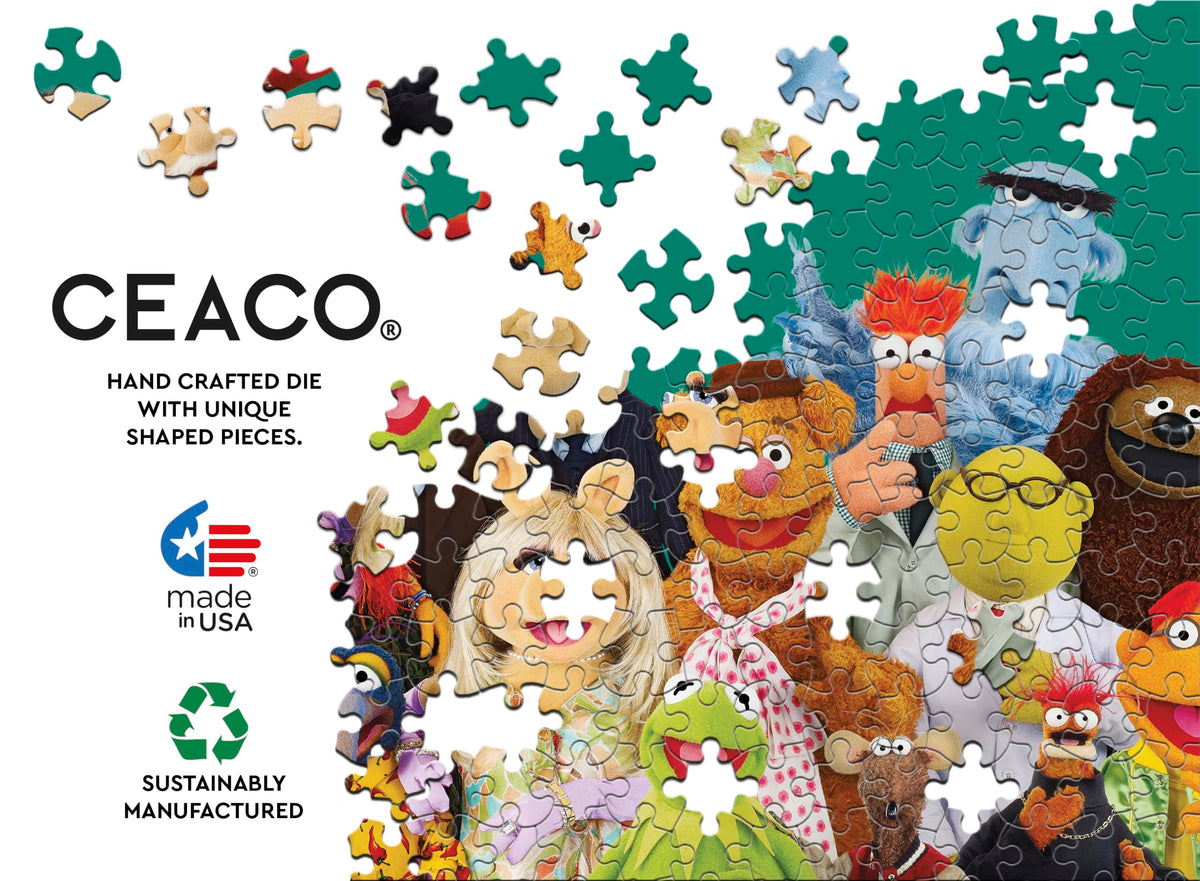 Ceaco Disney Muppets sturdy board and interlocking pieces ensure a secure fit