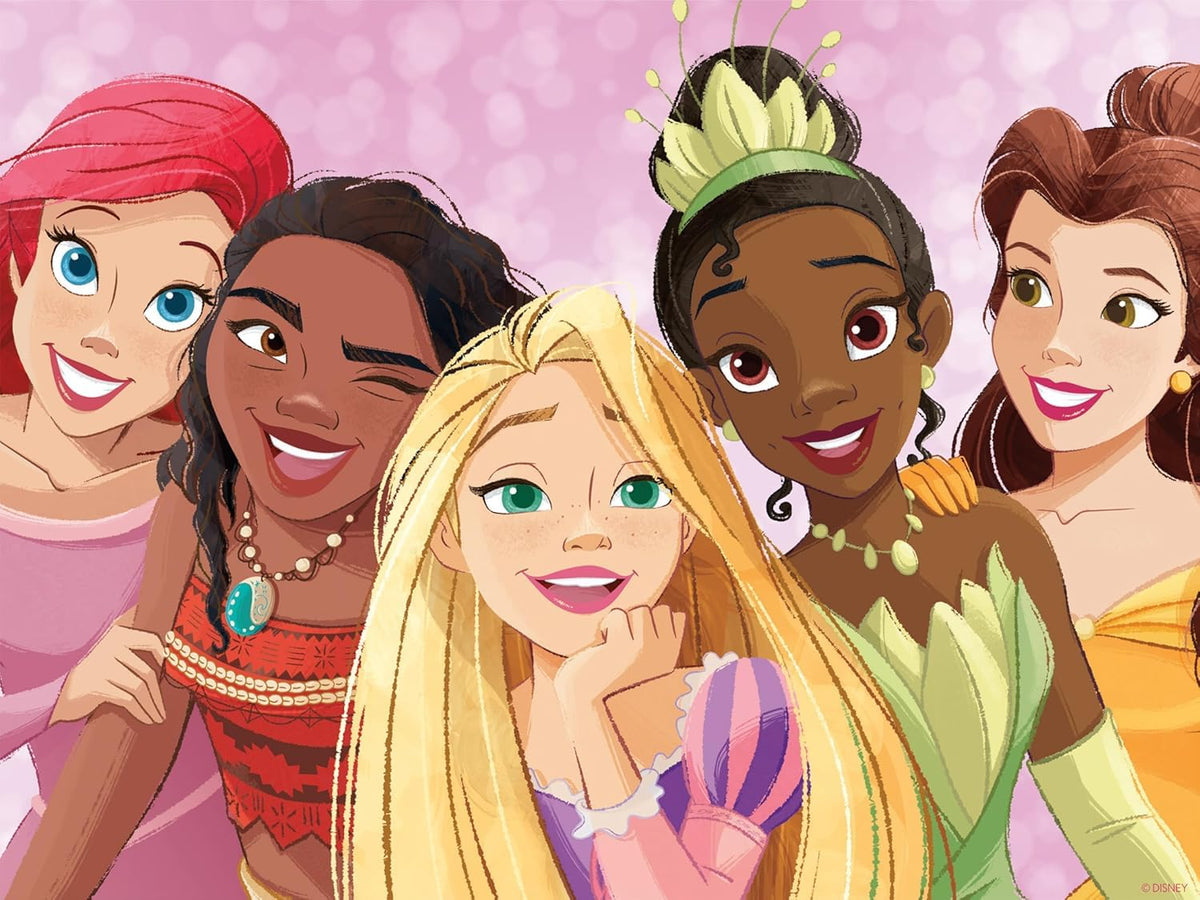 CEACO Disney Princess 5-in-1 300-piece puzzle detail for shared family time