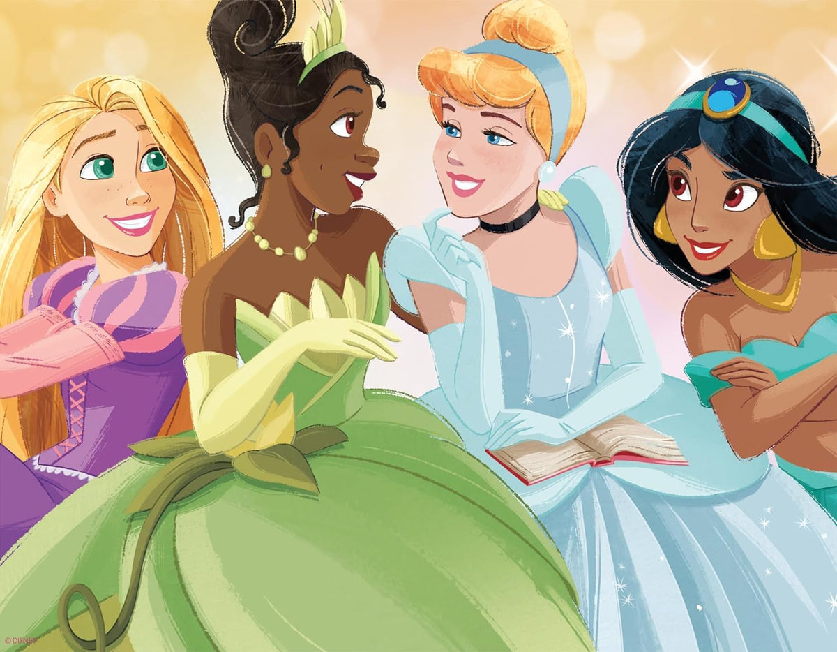 CEACO Disney Princess 5-in-1 750-piece puzzle close-up with rich colors