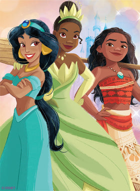 CEACO Disney Princess 5-in-1 poster included image for reference during assembly