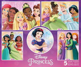 CEACO Disney Princess 5-in-1 rectangular 500-piece puzzle art for relaxing evenings
