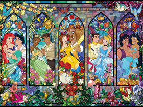 Ceaco Disney Princess Royal Windows Ariel panel for jewel-toned scene appreciation.