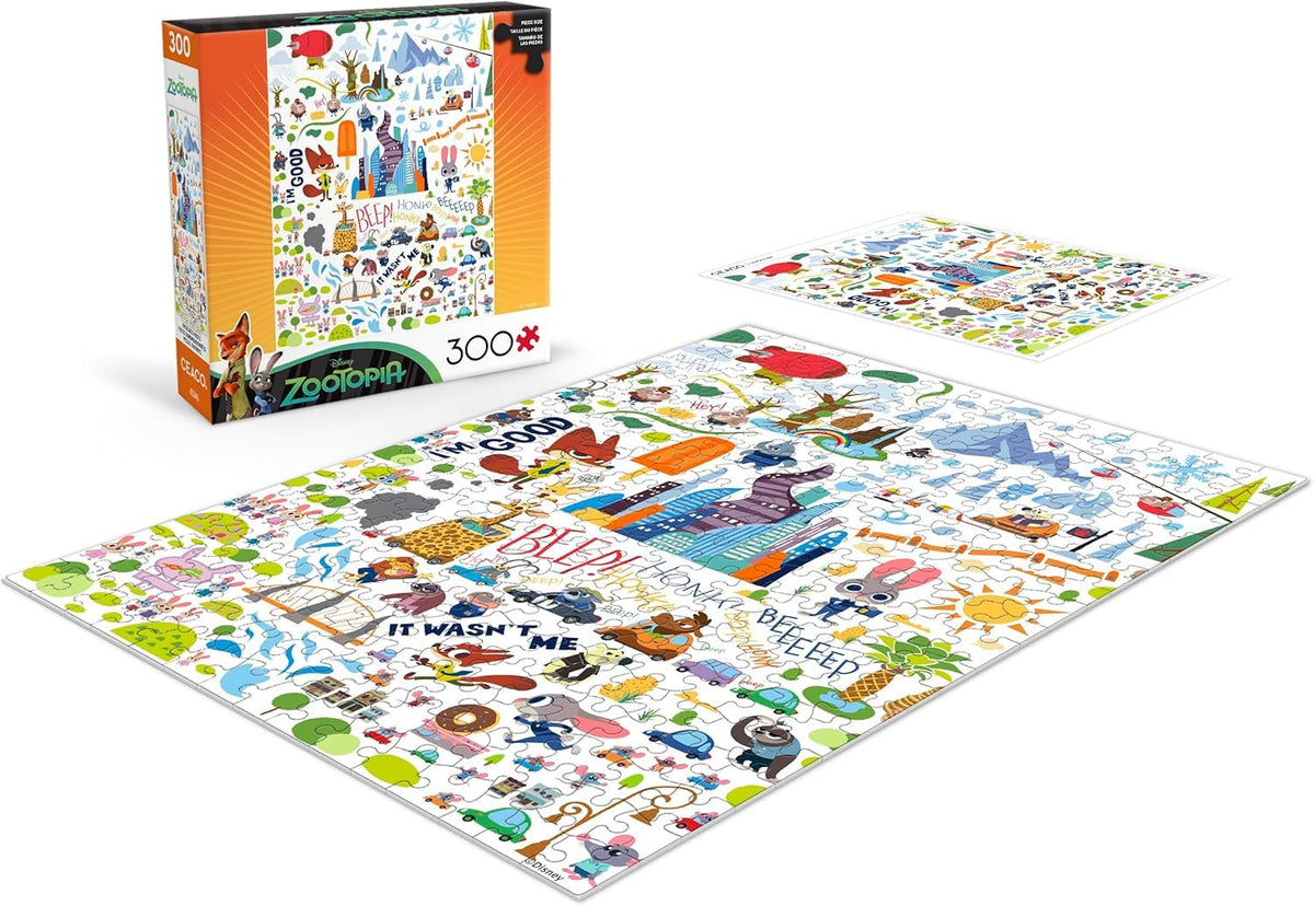 Ceaco Disney Zootopia dense-detail artwork for curious puzzlers and collectors.