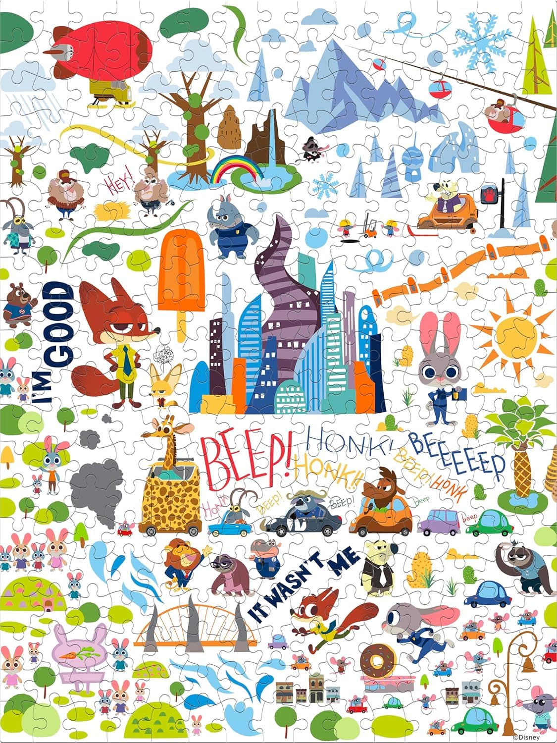 Ceaco Disney Zootopia family-puzzle-night ideal for group evenings.