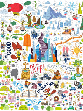 Ceaco Disney Zootopia family-puzzle-night ideal for group evenings.