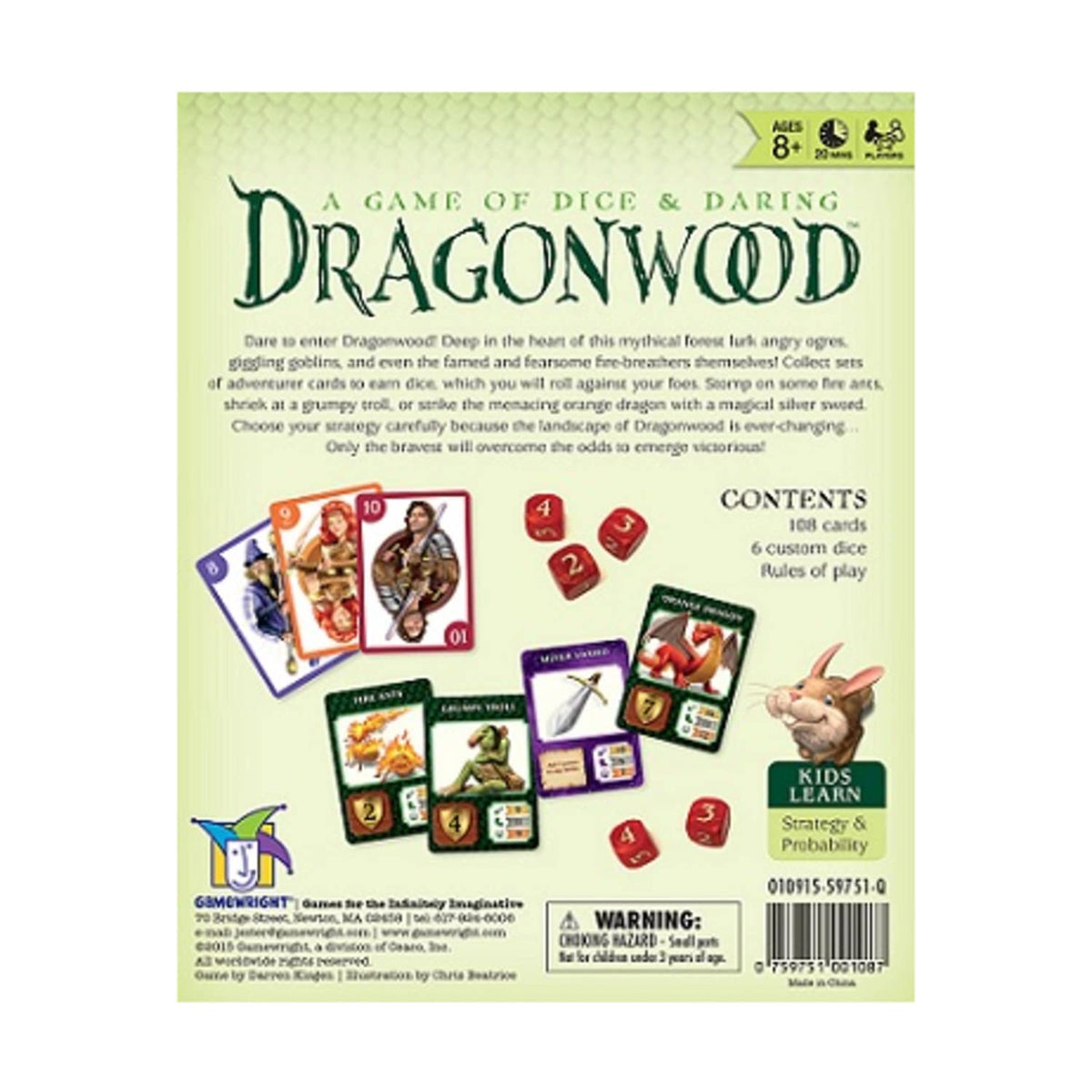CEACO Dragonwood game setup demonstrating quick, accessible play.