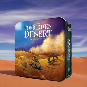 CEACO Forbidden Desert components and pieces highlight colorful tiles for immersive exploration