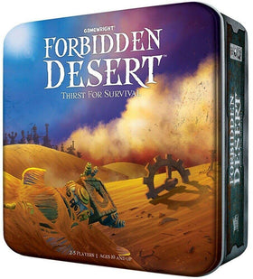 CEACO Forbidden Desert gameplay setup shows quick setup for family game night