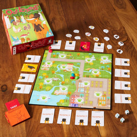 CEACO Outfoxed cooperative game supports family game night and sharing.
