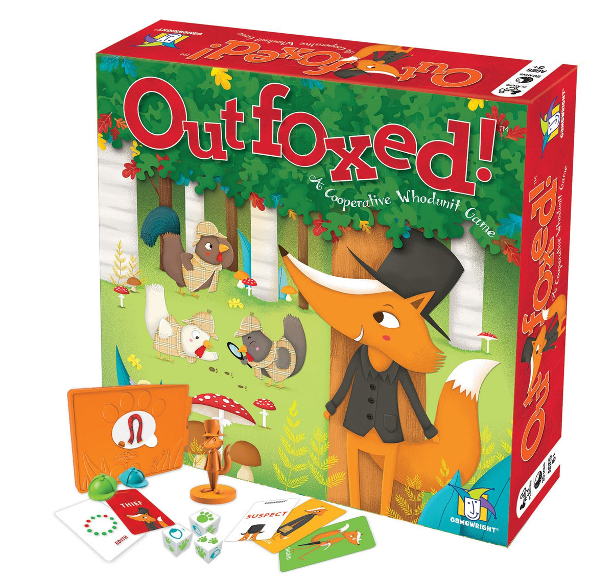 CEACO Outfoxed evidence scanner supports cooperative clue solving.