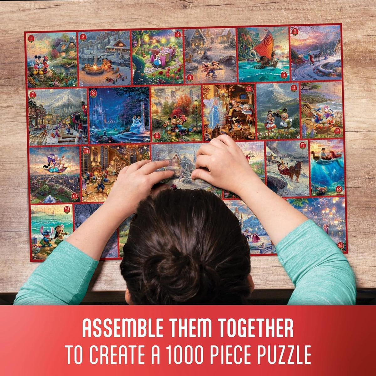Ceaco puzzle saver adhesive close-up preserves finished puzzles