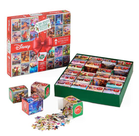 Ceaco Thomas Kinkade Disney Advent Calendar 24-piece puzzle set for daily holiday fun