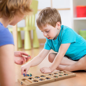 Ceebyfa Mancala makes a gift-ready, family-friendly game night option