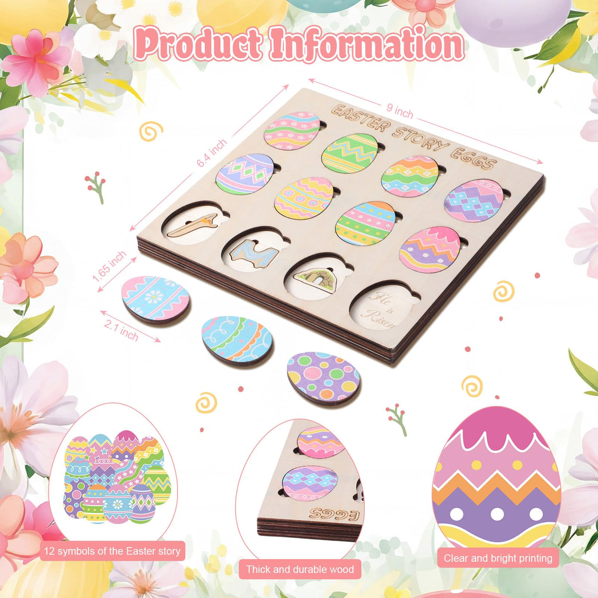 Ceenna Resurrection egg cards reveal moments to guide verse-based discussions.