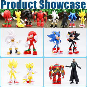 Cefoust 8-piece set display-friendly figures for shelves and cake toppers.