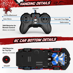 CEGOUFUN durable ABS plastic RC car built for rugged play