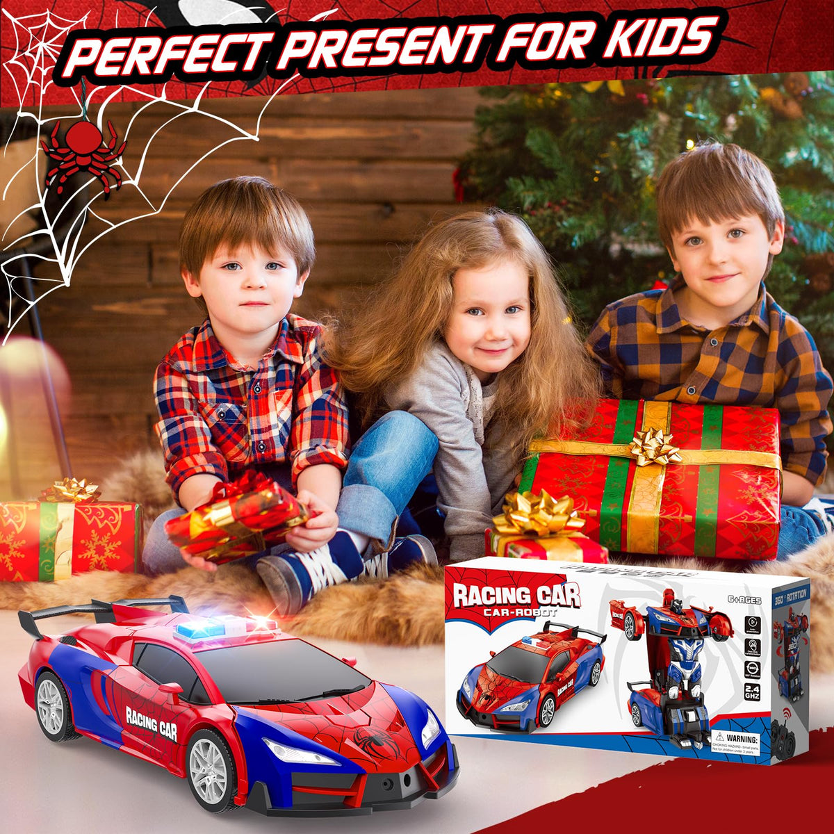 CEGOUFUN police lights on RC car add to pretend play