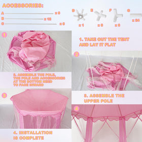 Ceither lightweight kid tent is portable for indoor and outdoor fun.