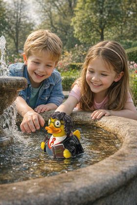 Harry Ponder and Ducky Shallows box art enhances gift appeal