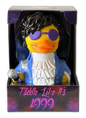 CelebriDucks usa-designed-sculpted-duck showcases detailed craftsmanship for display.