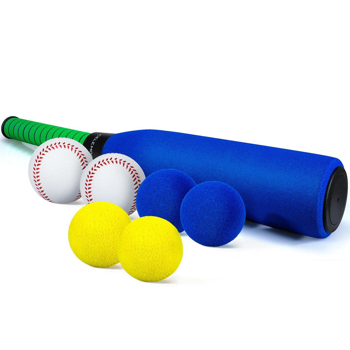 CeleMoon foam balls 2.4 inches for gentle contact and quick hand-eye coordination.