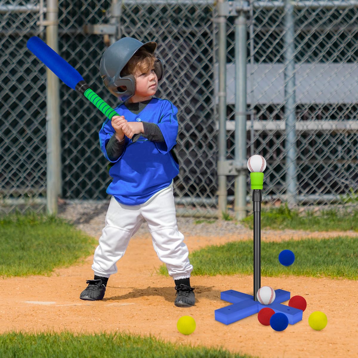 CeleMoon foam tball colored balls promote gentle, engaging batting practice