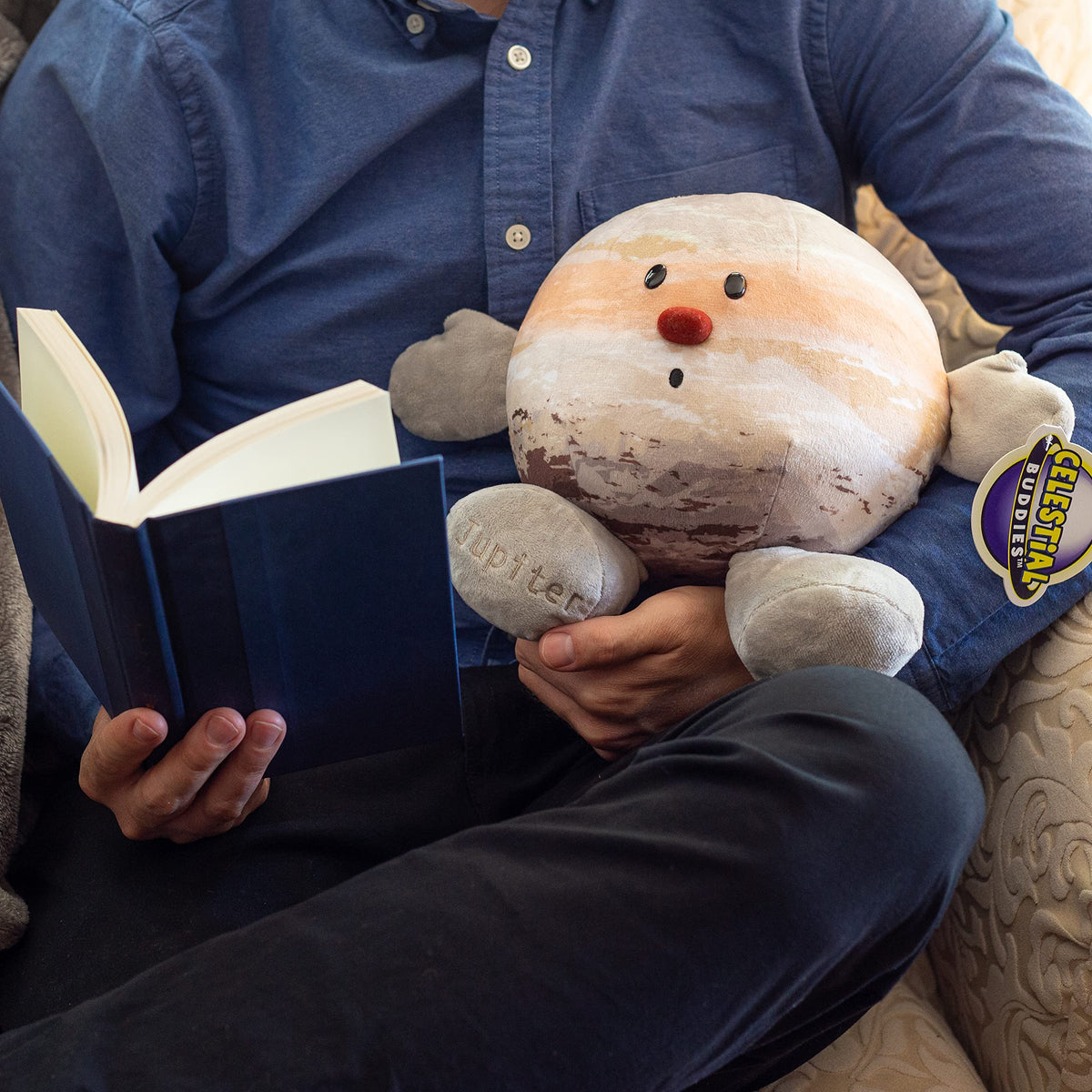 Celestial Buddies Jupiter Buddy enhances STEM learning with planet-themed details.