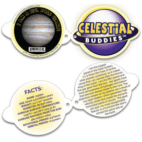 Includes a Fun Facts tag with Jupiter details for curious minds.