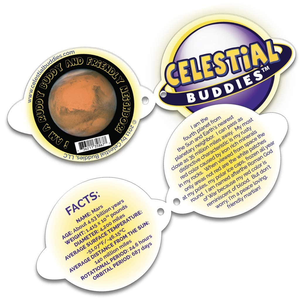 Celestial Buddies Mars Buddy classroom-fun helper for STEM time.