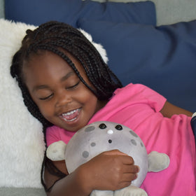 Celestial Buddies Moon Buddy facts-tag shown for curious learning during playtime.