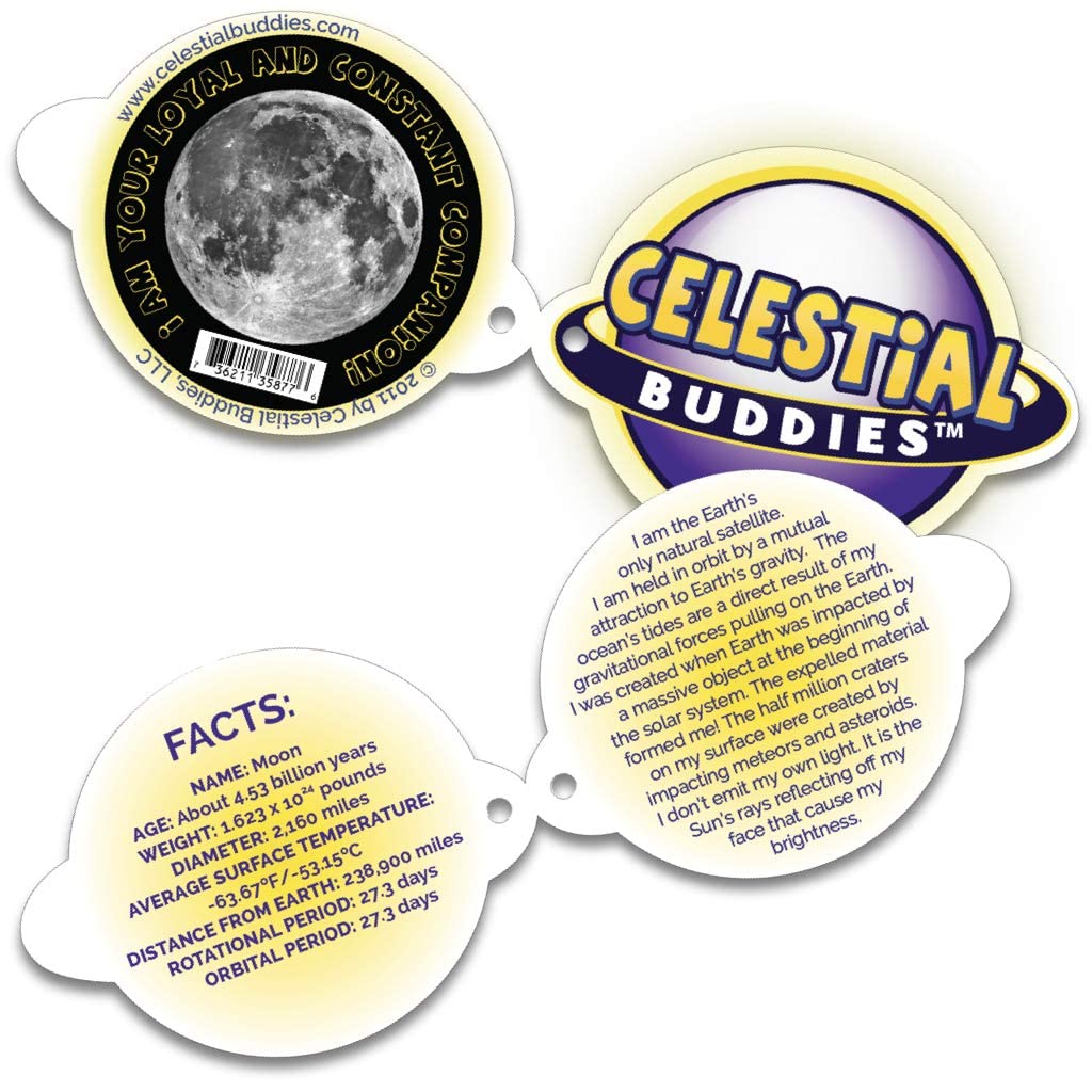 Celestial Buddies Moon Buddy close-up of soft plush texture for comforting hugs.