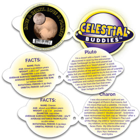 Celestial Buddies Pluto and Charon Buddy used in classroom or homeschool setting