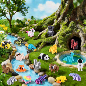 Celltestria poseable mini animals for stress relief and fidget-friendly fun.