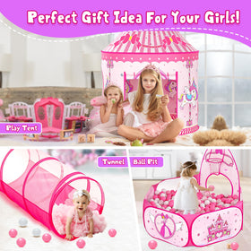 Celontry castle-pattern decor sparks fairy-tale imagination during indoor or outdoor play.