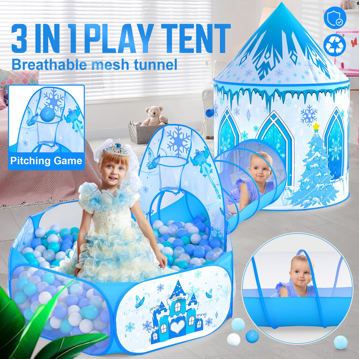 Celontry Frozen tent with pop-up design for quick setup
