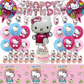 Celunhasev Hello Kitty banner brightens party walls and photo moments