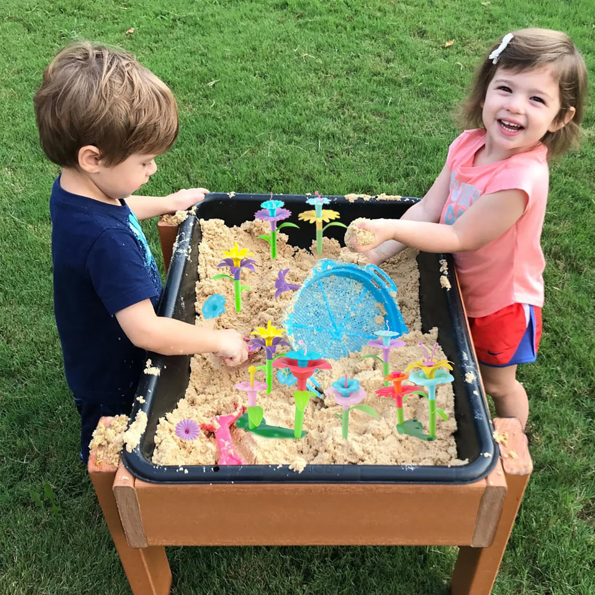 CENOVE colorful flower garden set fosters hand-eye coordination during play