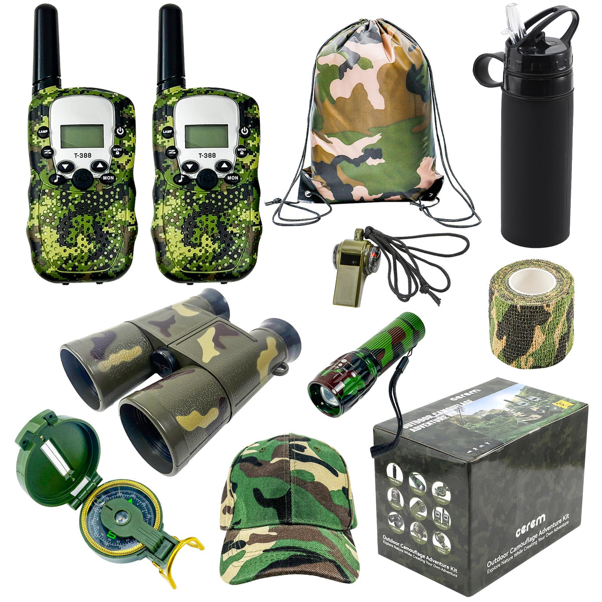 CEREM Kids Explorer Kit binoculars for wildlife viewing on hikes