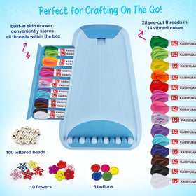 CEUCAL kit side drawer stores threads and beads neatly for mess-free crafting