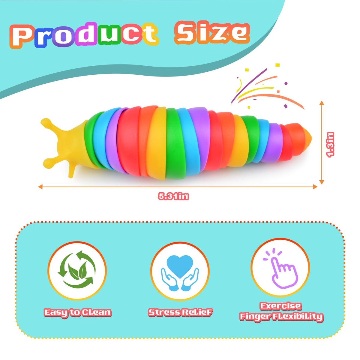 Cevioce classroom prize slug toy ready for rewards and games.