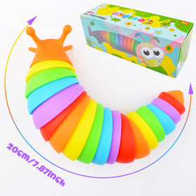 Cevioce Sensory Slug 3D articulated body in motion, easy to rotate with your fingers.