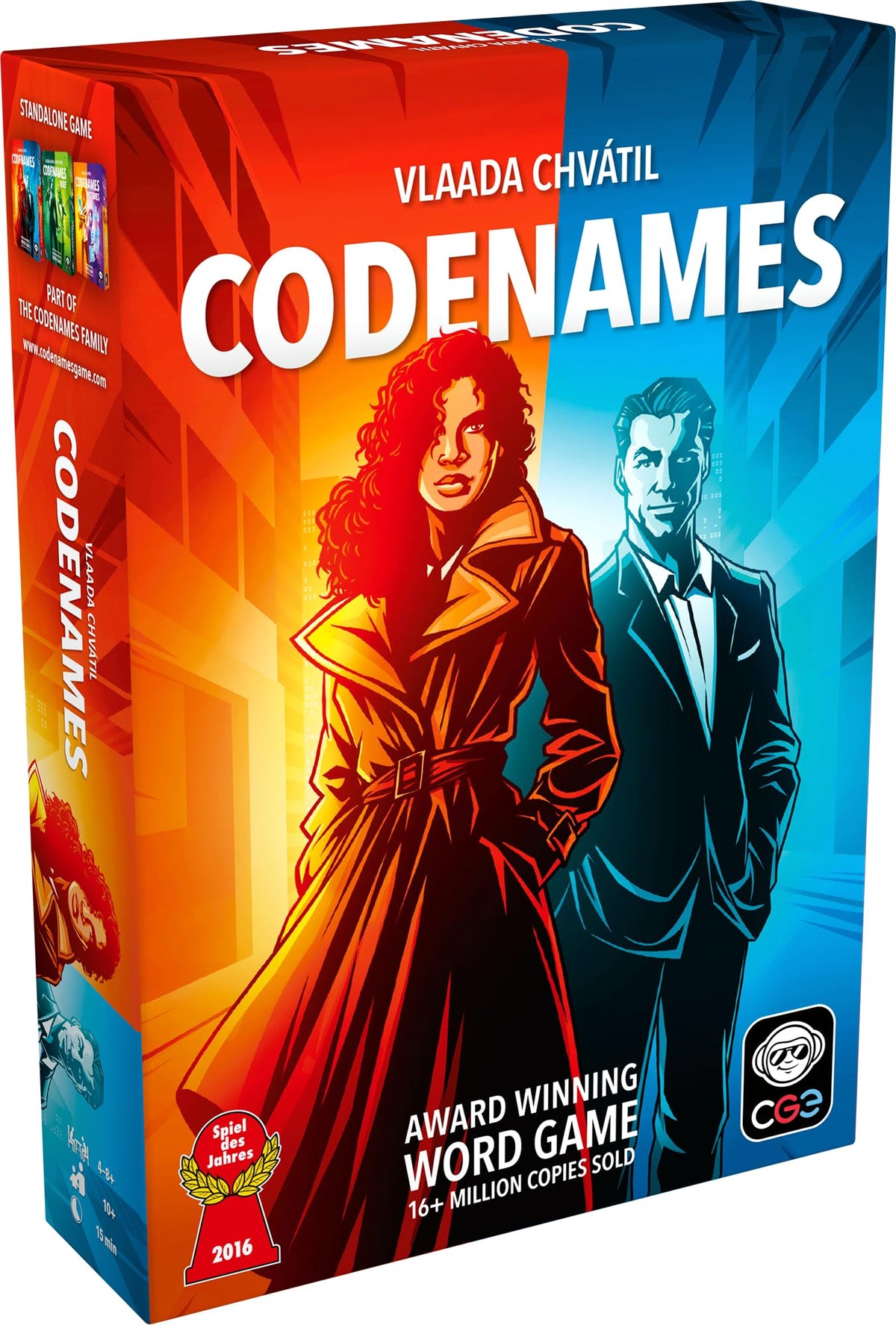 CGE Codenames 2nd Edition grid play setup for fast word connections