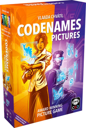 CGE Codenames: Pictures image cards showcase vivid visuals for engaging team play