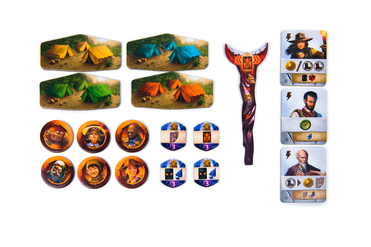 CGE Lost Ruins of Arnak Expedition Leaders artifact collection enriches engine-building.