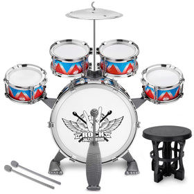 CHADRIGIVS Toddlers Drum Set Assembled for quick setup