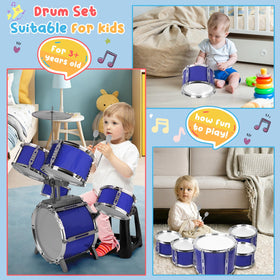 CHADRIGIVS upgraded kids drum set cymbal close-up